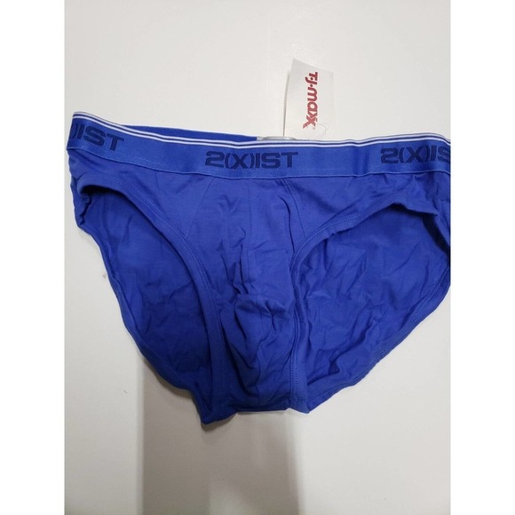 2(X)IST Other - 2(X)IST Underwear Mens Medium Blue Logo Cotton Stretch Elastic Waist Hip Brief
